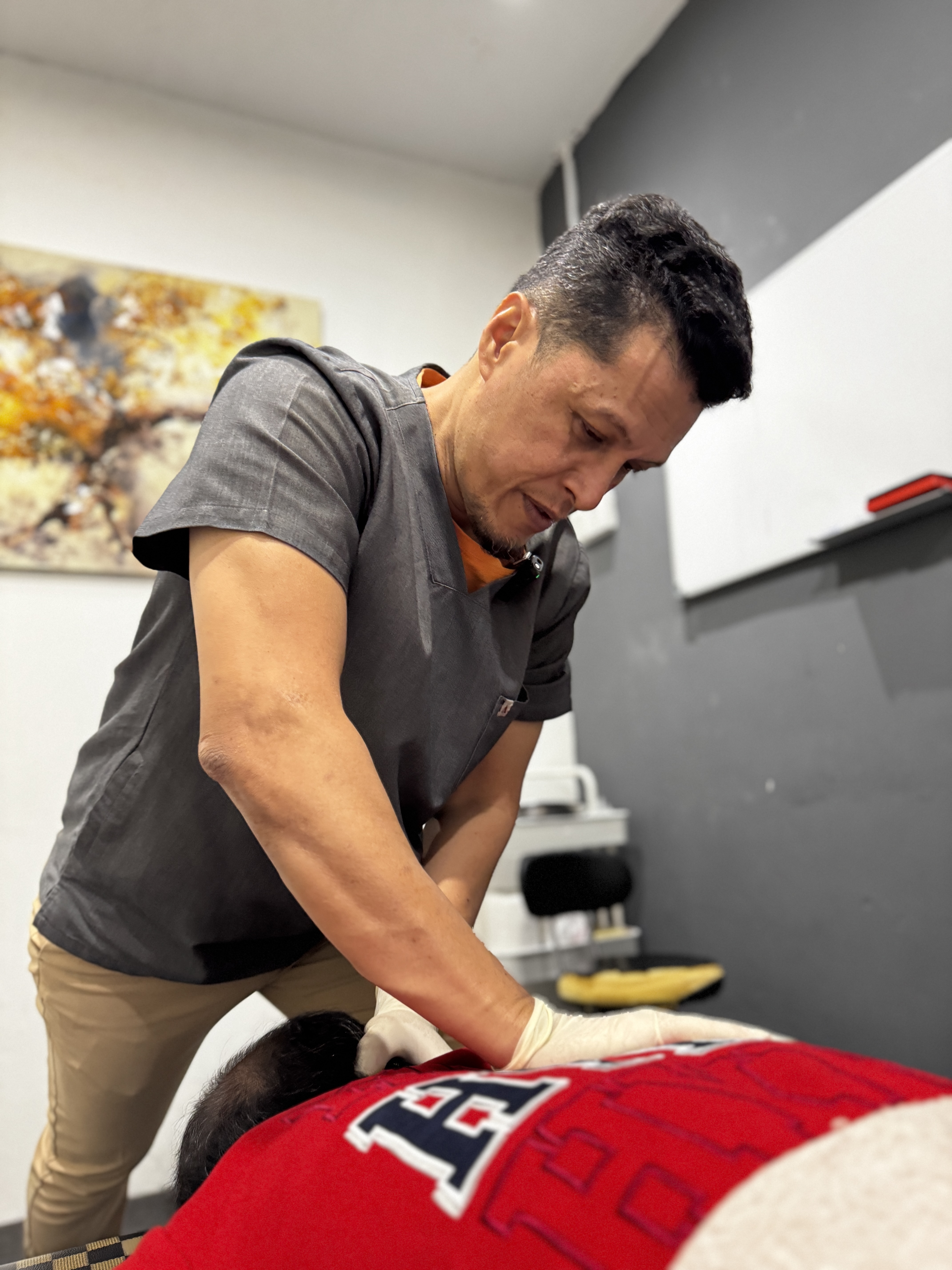 Traditional therapy in progress